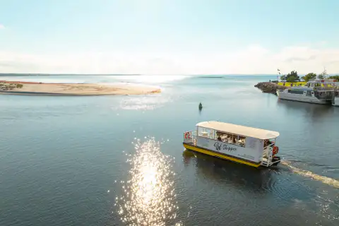 Pontoon on Jervis Bay from the air
